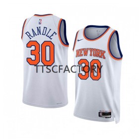 Herren NBA New York Knicks Trikot Julius Randle 30 Nike 2022-23 Association Edition Weiß Swingman